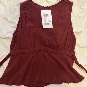 Brandy Melville Burgundy Top